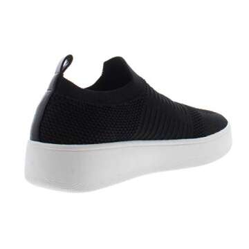 Steve Madden Women's Beale Sneaker, Black, 8.5