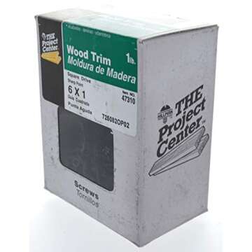 Premium Hillman 6x1-Inch Trim Screws for Decking