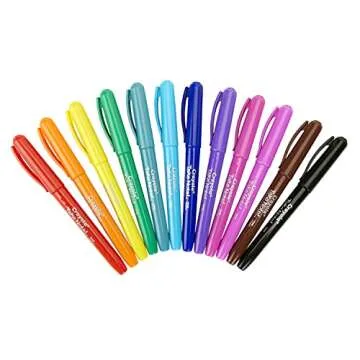 Crayola Take Note Permanent Markers, Fine Point, School Supplies, 12 Count