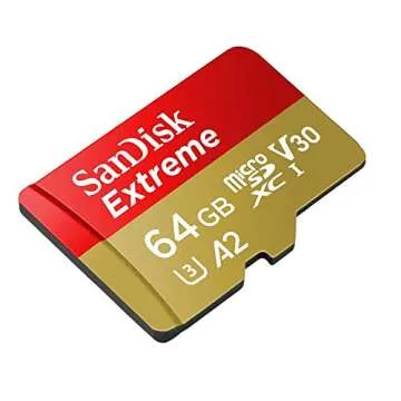 SanDisk 64GB Micro SDXC Memory Card Extreme Works with GoPro Hero 7 Black, Silver, Hero7 White UHS-1 U3 A2 with (1) Everything But Stromboli (TM) Micro Card Reader