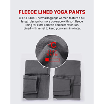 Fleece Lined Leggings with Pockets - Winter Warm