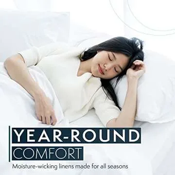 HC COLLECTION Duvet Cover - White Queen Size Duvet Cover - 3 Piece Soft Breathable Microfiber Duvet Cover Set with Zipper Closure & 2 Pillow Shams