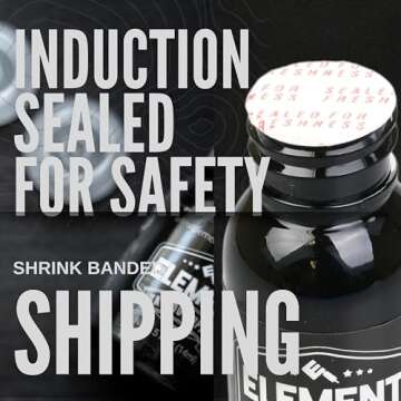 Element Tattoo Supply - Black Tattoo Ink Lining Outline Shading Mixing Ink Blending Solid Tattooing Ink Permanent for Human Skin Professional Vegan Tattoo Ink 1oz Bottle