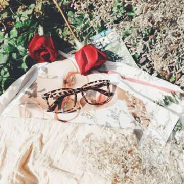 Cyxus Leopard Blue Light Glasses for Woman Reduce Eye Strain UV Protection for Computer Screen 8082T03