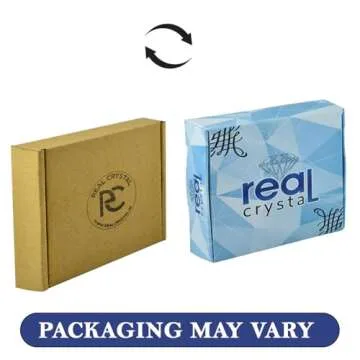 Real Crystal Energy Healing Pendant, Metatron Cube Necklace, Platonic Solids Set of 7-Piece Sacred Geometry, Orgonite Tear Drop Pendant Protection for Women & Men - Merkaba Crystal for Reiki