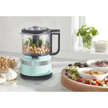 KitchenAid 3.5 Cup Food Chopper in Ice Blue for Kitchen Ease