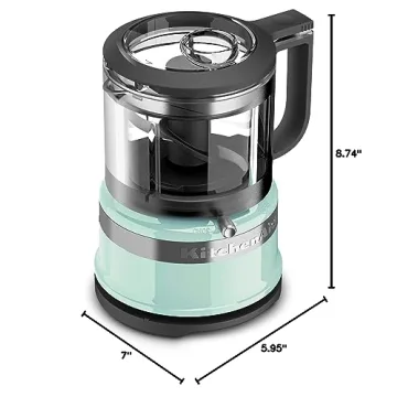 KitchenAid 3.5 Cup Food Chopper in Ice Blue for Kitchen Ease