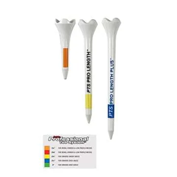 Pride Performance Plastic Golf Tees - 30 Count Pack