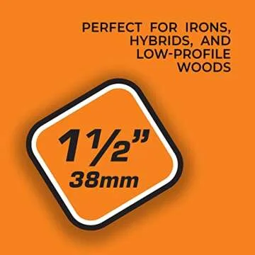 Pride Performance Plastic Golf Tees - 30 Count Pack