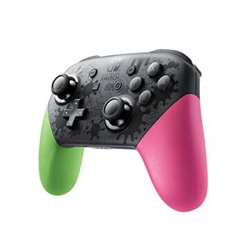 Nintendo Switch Splatoon 2 Japanese Import Pro Controller - Enhanced Gaming Experience With Unique D...