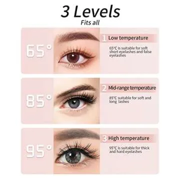 Heated Eyelash Curlers Lash Curler：Electric Eyelash Curlers, Rechargeable Lash Curler with Eyelash Comb for Quick Natural Curling Makeup Natural Curling Eye Lashes and 24 Hours Long Lasting