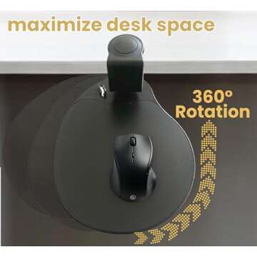 MAX SMART Clamp on Mouse Platform for Space-Saving Efficiency