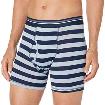 Amazon Essentials Mens Underwear Boxer Briefs, Comfortable Cotton, Tag-Free, Pack of 5, Floral/Pineapple/Stripe, XX-Large