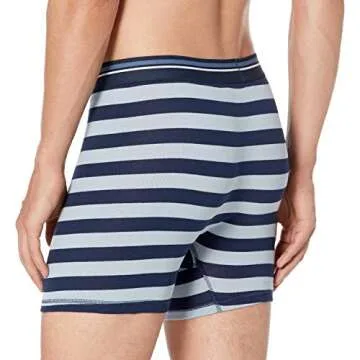 Amazon Essentials Mens Underwear Boxer Briefs, Comfortable Cotton, Tag-Free, Pack of 5, Floral/Pineapple/Stripe, XX-Large