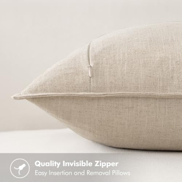 MIULEE Decorative Linen Pillow Covers for All Occasions