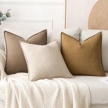 MIULEE Decorative Linen Pillow Covers for All Occasions