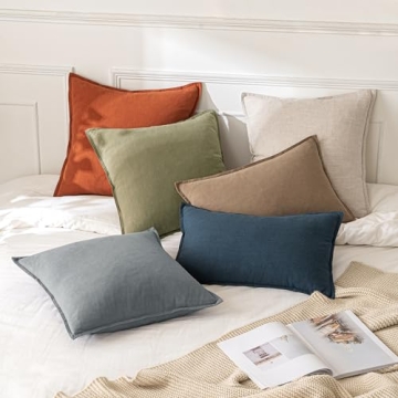 MIULEE Decorative Linen Pillow Covers for All Occasions