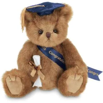Bearington Graduation Plush - Adorable Gift for Graduates