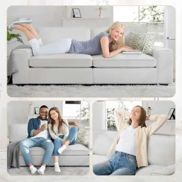 HOMERILLA Modern Loveseat Sofa for Stylish Comfort