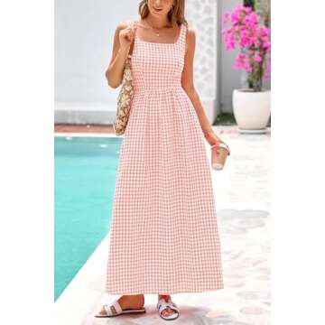 Stylish PRETTYGARDEN Summer Maxi Dress with Pockets