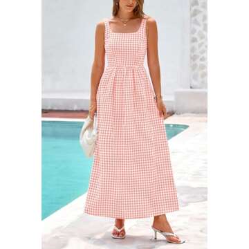 Stylish PRETTYGARDEN Summer Maxi Dress with Pockets