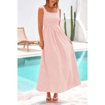 Stylish PRETTYGARDEN Summer Maxi Dress with Pockets
