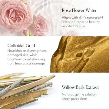 Bliss Rose Gold Rescue Daily Peel - 15 ct | Vegan & Paraben-Free | 8% PHA + AHA Blend for Sensitive Skin | Targets Dull Skin, Wrinkles, Enlarged Pores, Uneven Tone & Texture