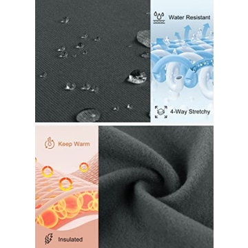 G Gradual Winter Leggings with Pockets for Women