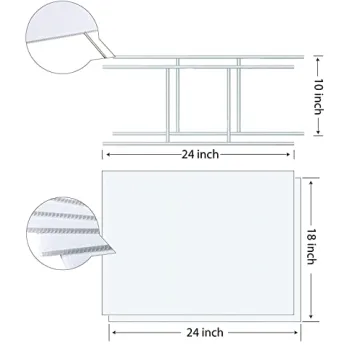 WENWELL Blank Yard Signs Set with H Metal Stakes