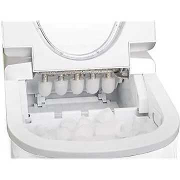 Frigidaire Ice Maker Compact Ice Maker Up to 26 LB of Ice Silver EFIC206-TG-SILVER - (Renewed)