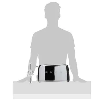 Smeg 4-Slice Toaster-Chrome