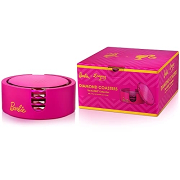 Dragon Glassware x Barbie Coasters Set of 4 - Vibrant Design