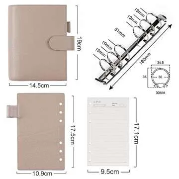 Moterm Personal Luxe Planner - Stylish Leather Organizer
