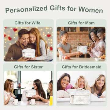 GISMTR 3Pcs Cotton Quilted Makeup Bag Large Travel Cosmetic Bag Coquette Makeup Pouch Cute Aesthetic Floral Toiletry Bag for Women Girls (flower-T)