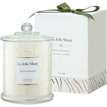 Jasmine Scented Candles Gift Set for Women