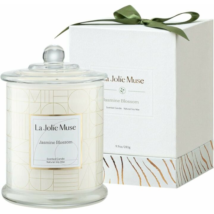 Jasmine Scented Candles Gift Set for Women