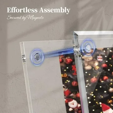NIUBEE 5x7 Magnetic Acrylic Frame – Elegant Design for Photos