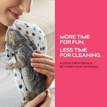 Dynamic Element Reptile Tank Odor Eliminator Spray – Unscented Natural Mineral Formula - Remove Wa...