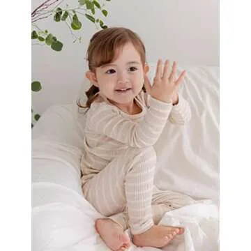AVAUMA Toddler Pajama Set Soft Cotton Snug Fit
