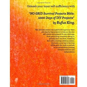 No Grid Survival Projects: Food, Shelter, Security, Off-Grid Power and More Life-Saving Strategies. ...