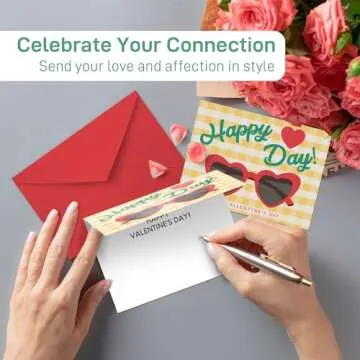 S&O Fun Happy Valentines Day Cards - Set of 24 Valentine Cards Boxed with Envelopes - Valentines Card for Grandma, Kids, Friends & Family - Love Cards for Him & Her - Greeting Cards Assortment Box