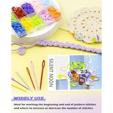 FIVEIZERO 200 Pcs Stitch Markers Set for Crafting Fun