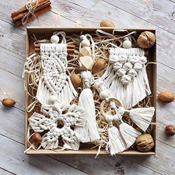 Macrame Cord 4mm Natural Cotton Rope for Crafts and Decor