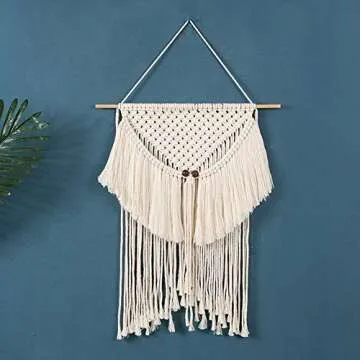 Macrame Cord 4mm Natural Cotton Rope for Crafts and Decor