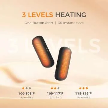 OCOOPA 2 in 1 Magnetic Rechargeable Hand Warmers, UT2s Mini Electric Handwarmers 2 Pack, Split USB-C, Reusable Portable Pocket Heater, Raynauds, Golf, Tech Gifts for Women Men