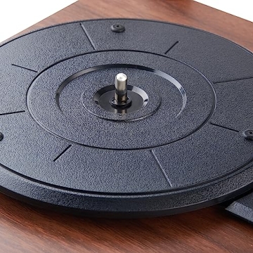Amazon Basics Bluetooth Turntable with Built-in Speakers