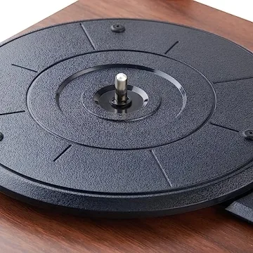 Amazon Basics Bluetooth Turntable with Built-in Speakers