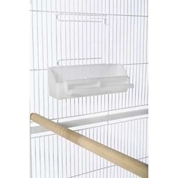 Prevue Pet Products Wrought Iron Flight Cage with Stand, Chalk White (F047)
