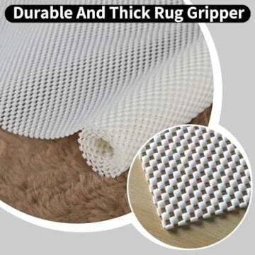 FestiCorp Non-Slip Rug Pad 3x5 ft for Secure Rugs