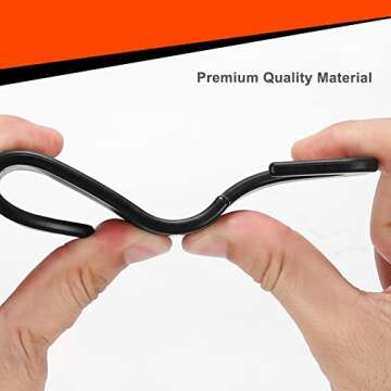 Luckybay Car Seat Headrest Hook 4 Pack Auto Seat Hook Hanger Storage Organizer Interior Accessories Universal for Handbag Purse Coat Umbrellas Grocery fit Universal Vehicle Car